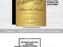 39 How To Create Template For Elegant Birthday Invitation For Free with Template For Elegant Birthday Invitation