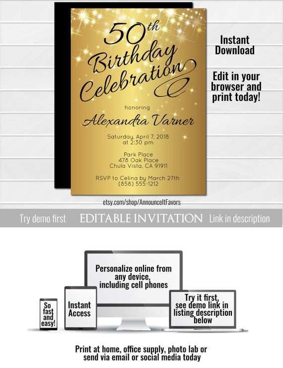 39 How To Create Template For Elegant Birthday Invitation For Free with Template For Elegant Birthday Invitation