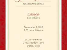 39 Printable Formal Invitation Dinner Template PSD File for Formal Invitation Dinner Template