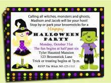 39 Report Party Invitation Template Halloween Formating with Party Invitation Template Halloween