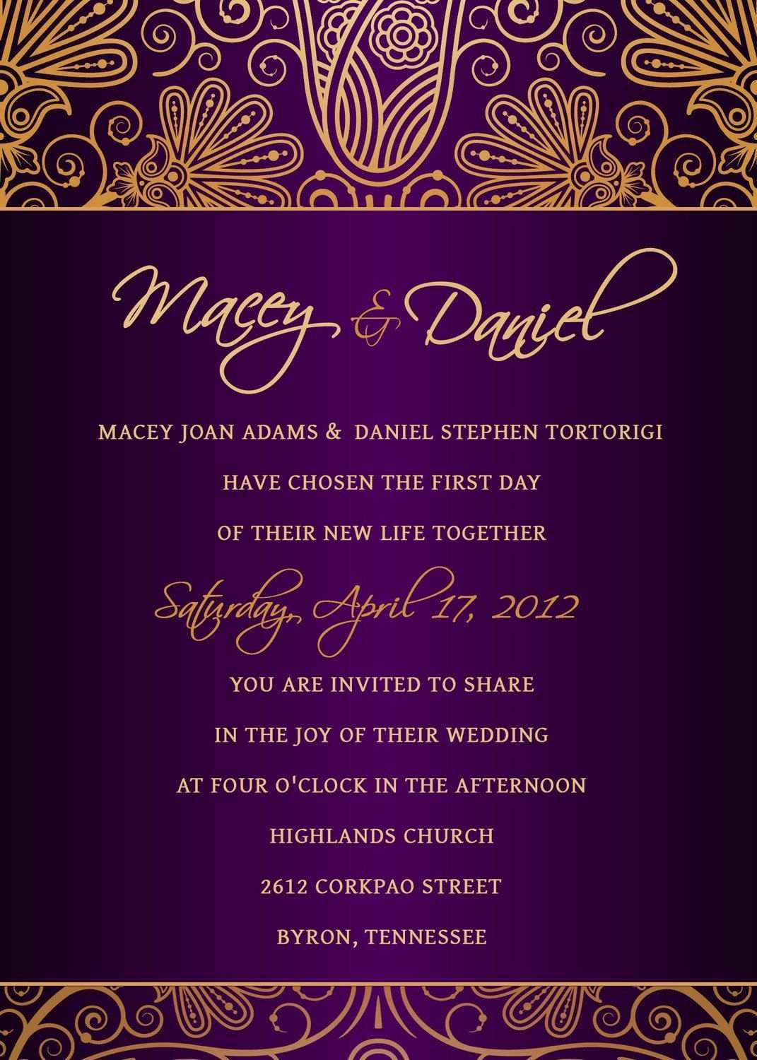 Wedding Invitation Templates Download Cards Design Templates