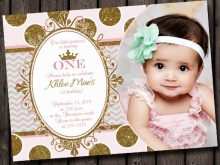 40 Blank Baby Birthday Invitation Card Template Vector For Free by Baby Birthday Invitation Card Template Vector