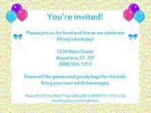 40 Blank Example Of Invitation Card For Birthday Layouts by Example Of Invitation Card For Birthday
