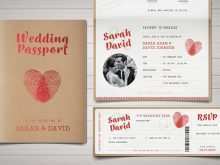 40 Blank Free Passport Wedding Invitation Template for Ms Word for Free Passport Wedding Invitation Template