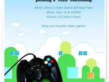 40 Creative Video Game Party Invitation Template in Photoshop by Video Game Party Invitation Template