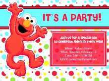 40 Customize Our Free Elmo Birthday Invitation Template For Free by Elmo Birthday Invitation Template