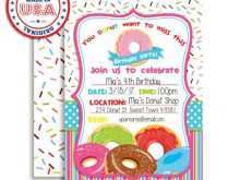 40 Format Donut Party Invitation Template Free Download with Donut Party Invitation Template Free