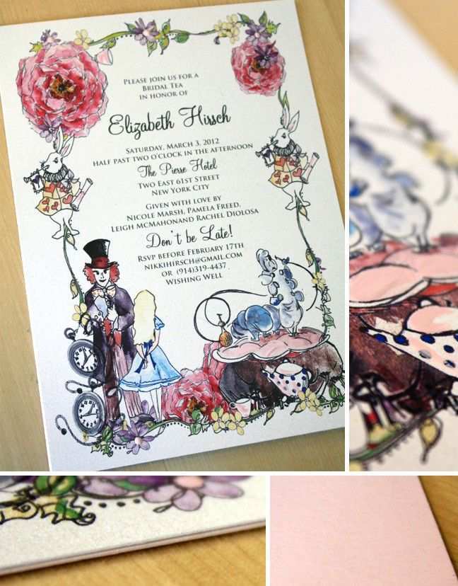 40 How To Create Alice In Wonderland Wedding Invitation Template Photo with Alice In Wonderland Wedding Invitation Template