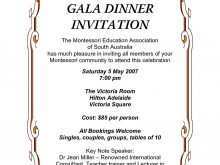 40 Printable Example Of Gala Dinner Invitation Formating for Example Of Gala Dinner Invitation