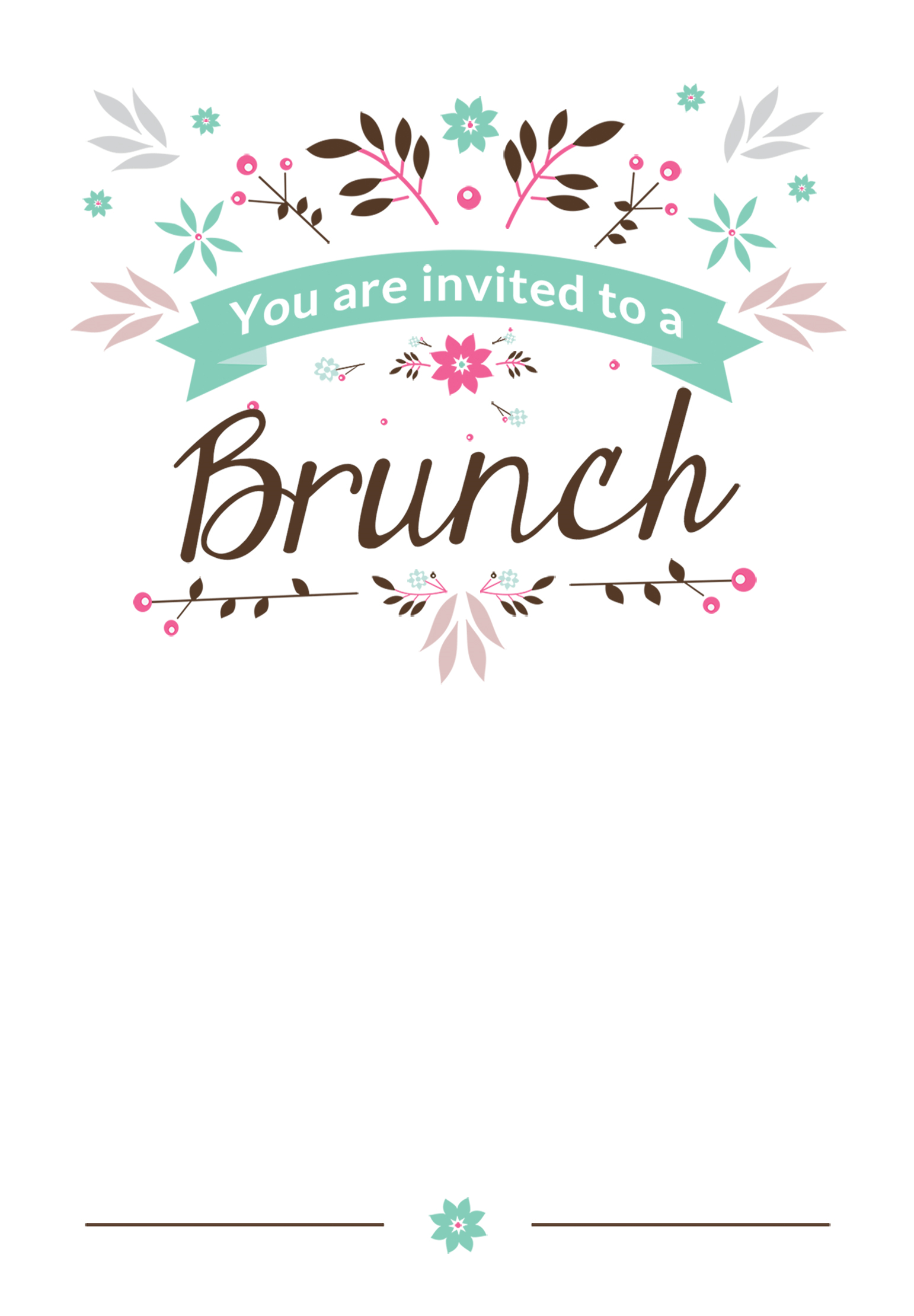 40 Report Lunch Invitation Blank Template PSD File with Lunch Invitation Blank Template