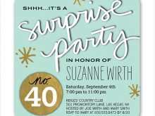 40 The Best Surprise Party Invitation Template Maker for Surprise Party Invitation Template