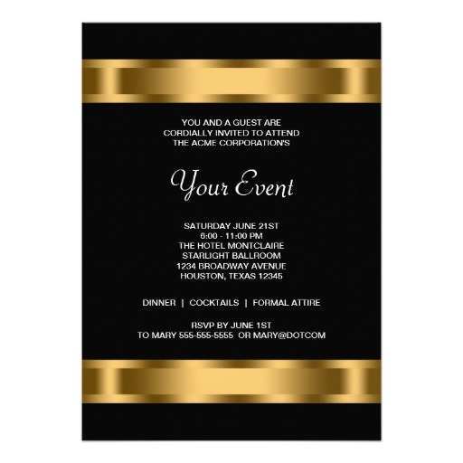 41 Blank Corporate Party Invitation Template For Free by Corporate Party Invitation Template