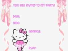 41 Blank Kitty Party Invitation Template Photo by Kitty Party Invitation Template