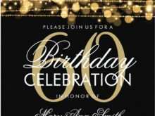 41 Create Elegant 60Th Birthday Invitation Templates Formating with Elegant 60Th Birthday Invitation Templates