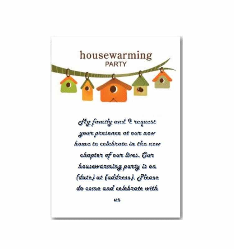  Housewarming Invitation Template Free Download Housewarming Party 