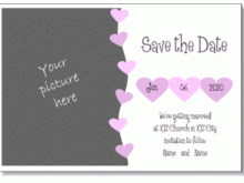 Save The Date Wedding Invitation Template