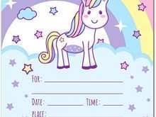 41 Customize Our Free Unicorn Theme Birthday Invitation Template Free With Stunning Design by Unicorn Theme Birthday Invitation Template Free
