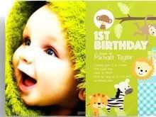 41 Format Baby Birthday Invitation Template Maker by Baby Birthday Invitation Template