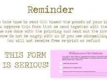 41 Format Party Invitation Reminder Template Maker by Party Invitation Reminder Template