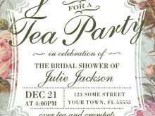 41 How To Create Vintage Tea Party Invitation Template PSD File with Vintage Tea Party Invitation Template