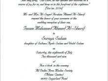 41 Online Wedding Invitation Template Muslim With Stunning Design with Wedding Invitation Template Muslim