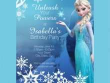 41 Standard Frozen Party Invitation Template Download Maker for Frozen Party Invitation Template Download