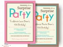 41 Visiting Surprise Party Invitation Template Uk Formating for Surprise Party Invitation Template Uk