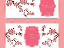 42 Adding Cherry Blossom Chinese Wedding Invitation Card Template Vector Photo by Cherry Blossom Chinese Wedding Invitation Card Template Vector