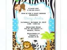 Jungle Party Invitation Template Free