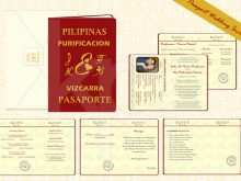 Passport Wedding Invitation Template Philippines