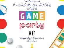 42 Best Game Night Party Invitation Template Formating for Game Night Party Invitation Template