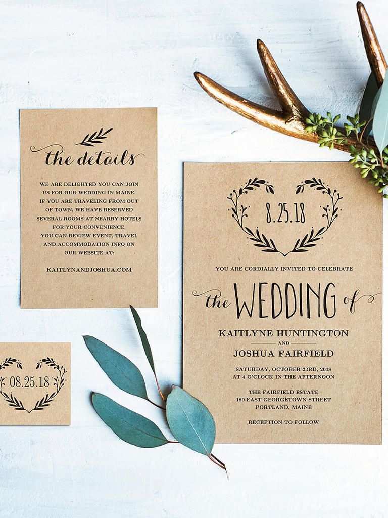 Homemade Wedding Invitations Ideas Free