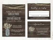 42 How To Create Mason Jar Wedding Invitation Template PSD File with Mason Jar Wedding Invitation Template