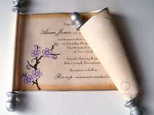 42 Printable Scroll Wedding Invitation Template Free Now by Scroll Wedding Invitation Template Free