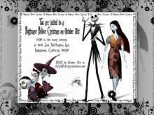 Nightmare Before Christmas Wedding Invitation Template