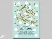 43 Blank Baby Shower Invitation Template Vector With Stunning Design for Baby Shower Invitation Template Vector