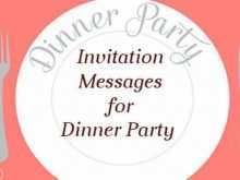 43 Blank Dinner Invitation Text To Friends For Free with Dinner Invitation Text To Friends