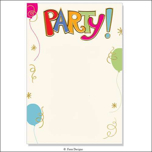 43 Create Blank Party Invitation Template Now By Blank Party Invitation Template Cards Design Templates