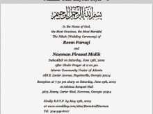 43 Creating Muslim Wedding Invitation Template Formating with Muslim Wedding Invitation Template