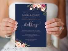 43 Customize Wedding Invitation Layout Navy Blue With Stunning Design for Wedding Invitation Layout Navy Blue
