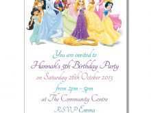 43 Free Printable Disney Princess Birthday Invitation Template Photo with Disney Princess Birthday Invitation Template