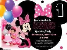 43 Online Minnie Mouse Party Invitation Template Layouts for Minnie Mouse Party Invitation Template