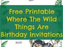 43 Report Birthday Invitation Templates Wild One Templates for Birthday Invitation Templates Wild One