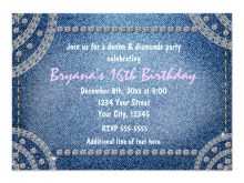 43 Visiting Denim Party Invitation Template in Word by Denim Party Invitation Template