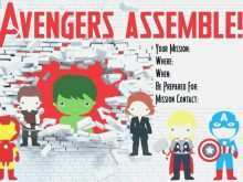 44 Blank Avengers Birthday Invitation Template Templates for Avengers Birthday Invitation Template
