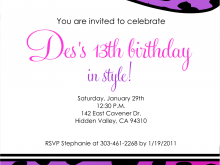 44 Blank Birthday Invitation Templates For 12 Year Old Templates by Birthday Invitation Templates For 12 Year Old