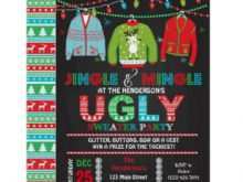 44 Creative Ugly Sweater Holiday Party Invitation Template Photo for Ugly Sweater Holiday Party Invitation Template