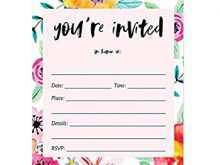 44 Customize Our Free Fill In Blank Invitations in Word with Fill In Blank Invitations