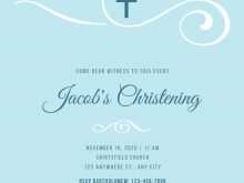 44 Format Blank Invitation Templates For Christening Maker with Blank Invitation Templates For Christening