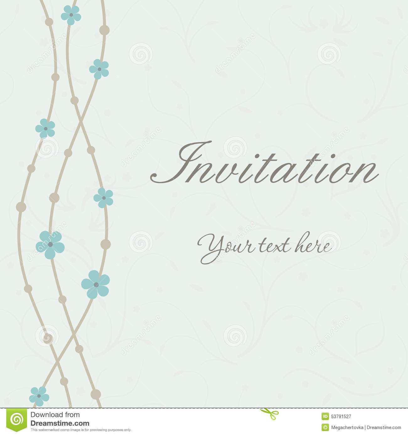 44 Free Printable Invitation Card Without Text Templates with Invitation Card Without Text